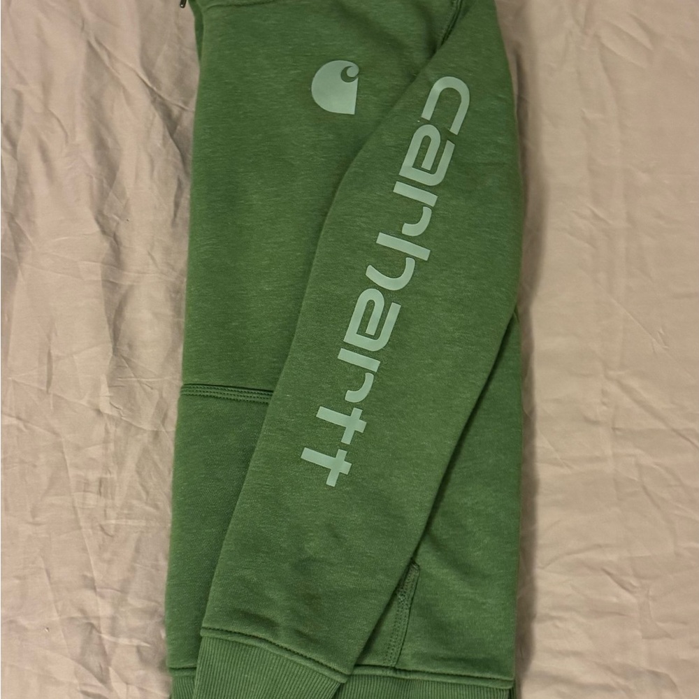 Carhartt Olive Green Hoodie - Picture 2 of 2